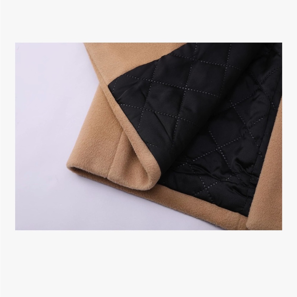 Elegant Tan Trench Coat for Women - Picture 7 of 16